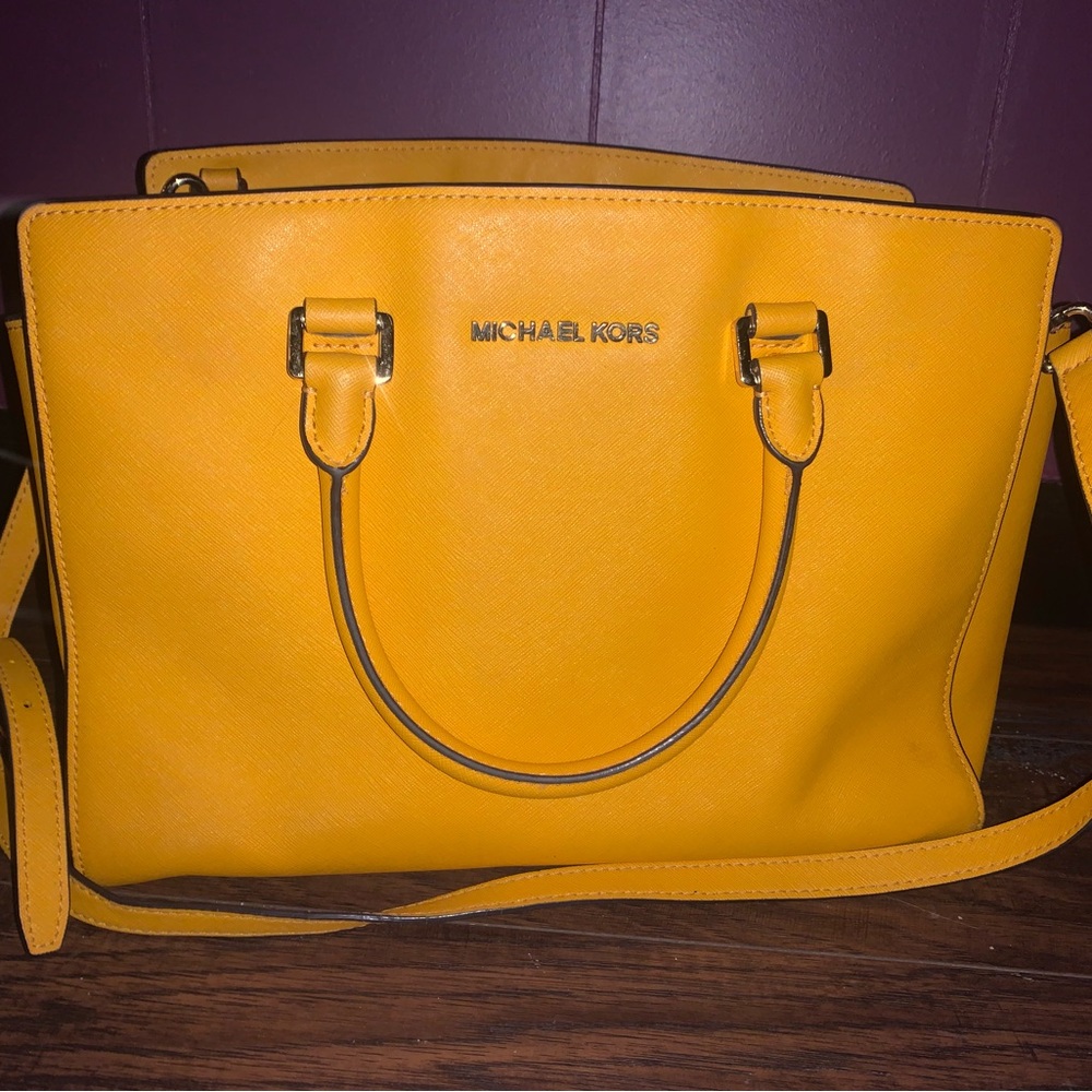 Michael Kors Vibrant Yellow Tote